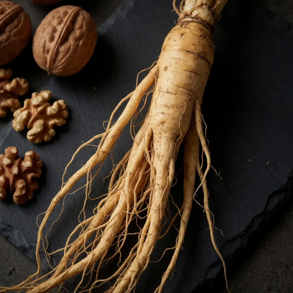 Fresh ginseng root