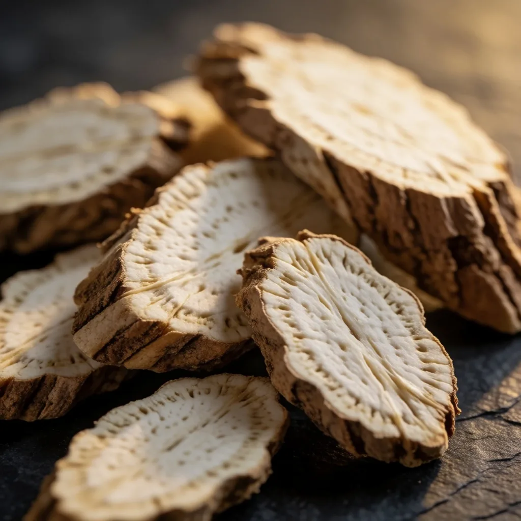 Tongkat Ali root cross-sections